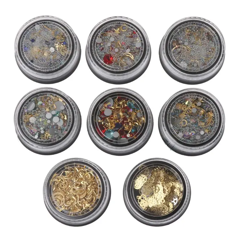 

Bubble Beads Wheel Gear Ultra Thin Metal Frame Filling Nail DIY UV Resin Jewelry