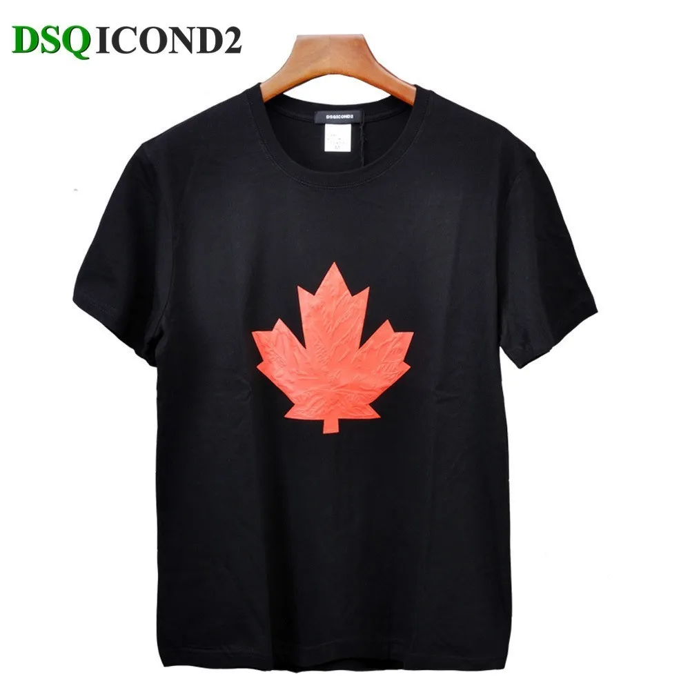 

Icon Mens T-shirt DSQ Summer Couple Short Sleeve Casual Comfortable Breathable Cotton T-shirt Icon Mannelijk T-shirt Homme