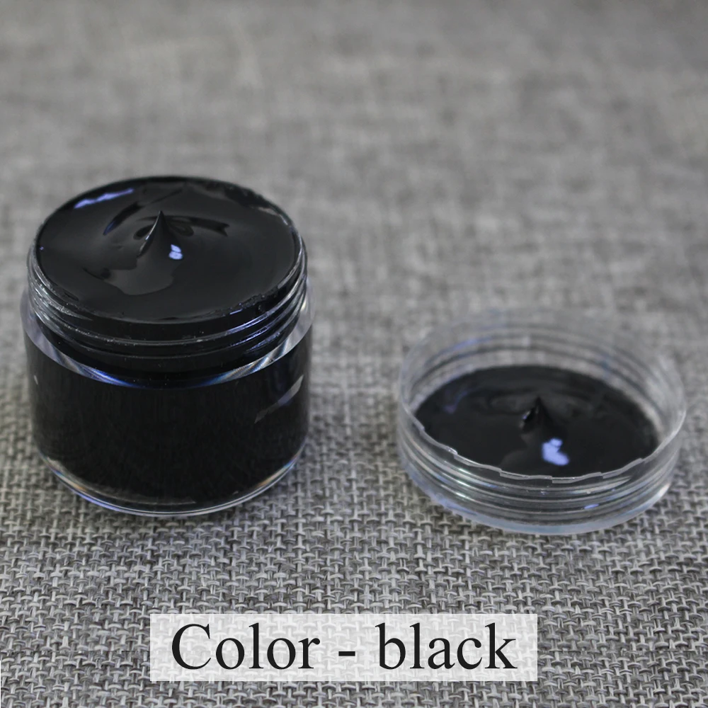 

10ml 30ml Black Leather Paint for Painting Leather Bag,sofa, Shoes and Clothes Free Sponge and Gloves Acrylic Acrylic Paints