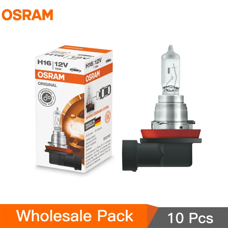 Оригинальный линейный светильник OSRAM H16 10 шт. 12 В 19 Вт 3200K 64219 стандартный Головной