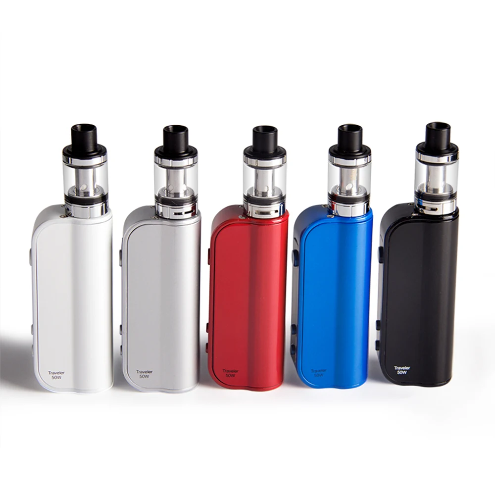 Original ECT Traveler 50W Mod Kit Electronic Cigarette 2200mAh Built-in Battery 510 Thread 2.0ml Big Atomizer Box Starter Kit Original ECT Traveler 50W Mod Kit Electronic Cigarette 2200mAh Built-in Battery 510 Thread 2.0ml Big Atomizer Box Starter Kit