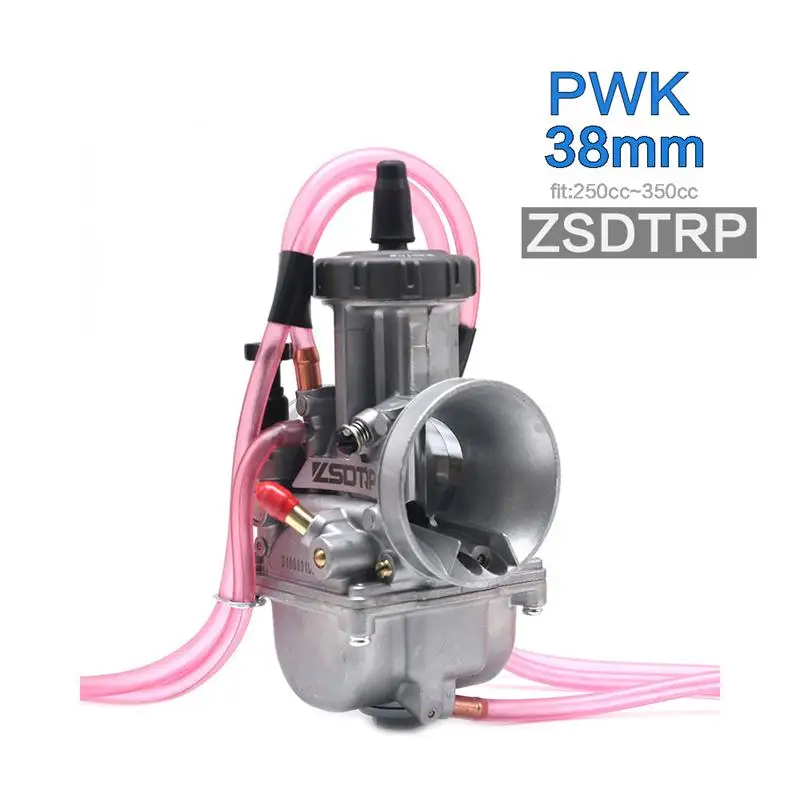 ZSDTRP мотоцикл KEIHIN PWK карбюратор 33 34 35 36 38 40 42 мм гоночные части скутеры Байк ATV с силовой струей используется 250cc - Цвет: ZSDTRP 38mm