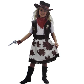 

Free shipping!!Halloween, cowboy costumes, modelling of the girls lovely handsome school performance makeup birthday party dress