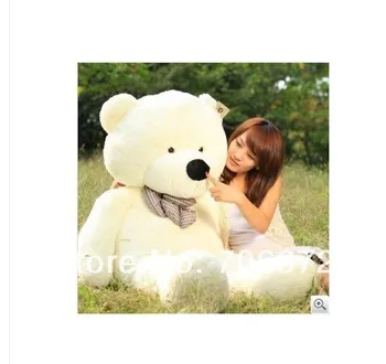 

New stuffed white teddy bear Plush 240 cm Doll 94 inch Toy gift wb8419