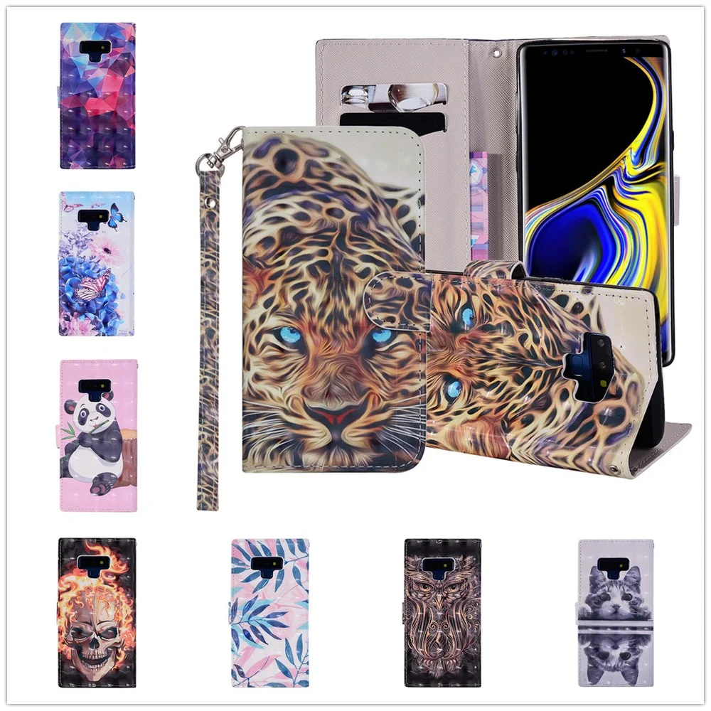 

For Samsung S8 S9 Plus Flip Book Cover Galaxy A6 A8 Plus Wallet High Quality Leather Fundas Sunsung Note 9 S7 Edge S6 Etui Cases
