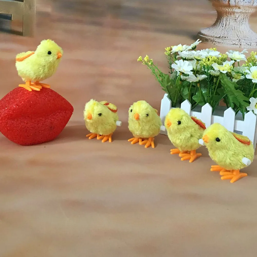 1 шт. милые плюшевые заводные цыплята детские развивающие игрушки заводные прыжки ходячие цыплята игрушки для детей детские подарки горячая распродажа