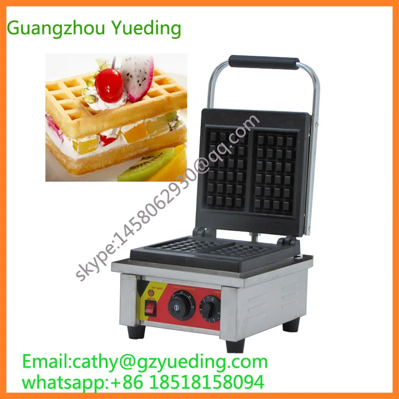 

rectangle electric waffle baker/waffle baking machine/waffle bakery machine