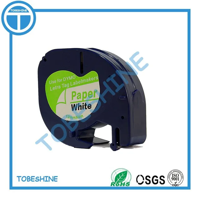 Best Price Free shipping high quality 12mm*4m black on white DYMO 91200 Letratag label tape DYMO label printer 10 pcs/lot Best Price Free shipping high quality 12mm*4m black on white DYMO 91200 Letratag label tape DYMO label printer 10 pcs/lot