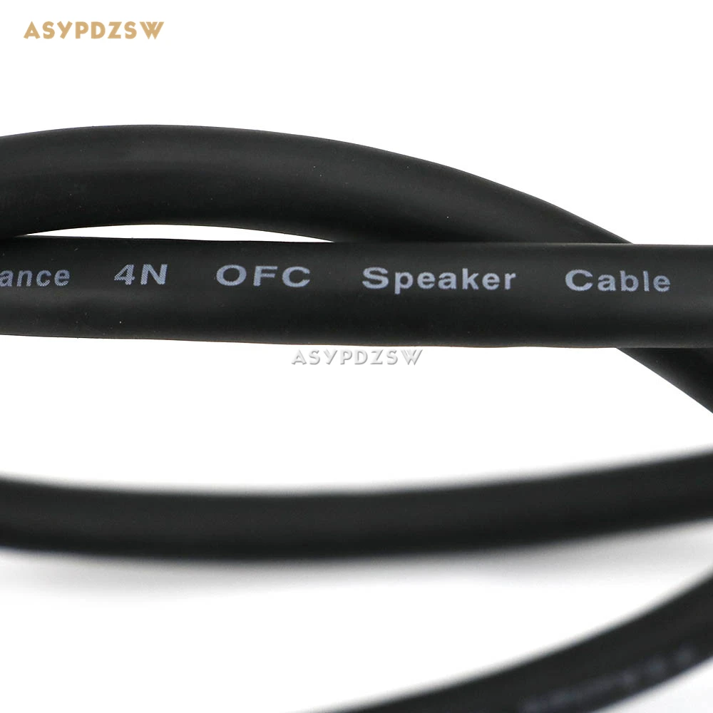Диаметр 10 мм HIFI 4N OFC фиолетовый медный провод динамика 2 кв. М * 4 ядерный аудио