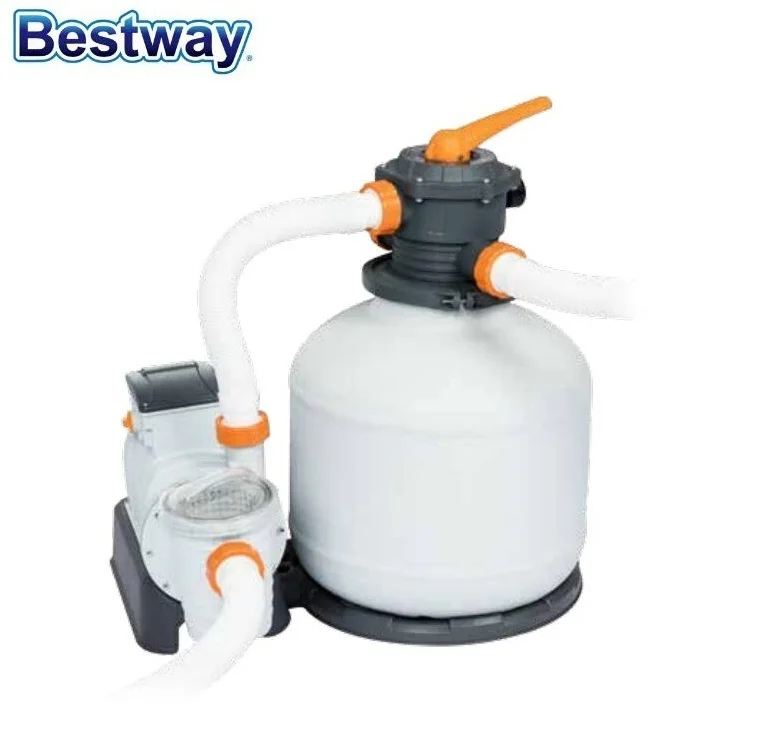 2019 Новый 58486 Bestway 2600 Гал прочный устойчивый к коррозии песковый фильтр для