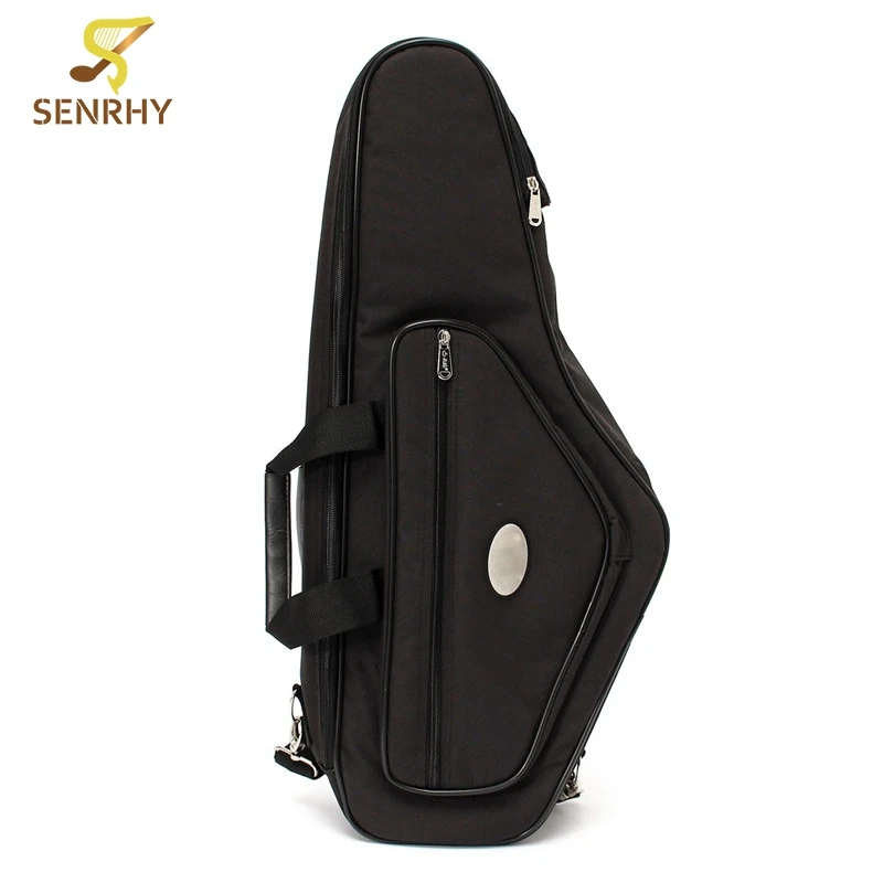 

Saxophone Bag Oxford Black Alto Case Double Carry Handles with Two Adjustable Shoulder Straps For Saxophone Parts & Accessories