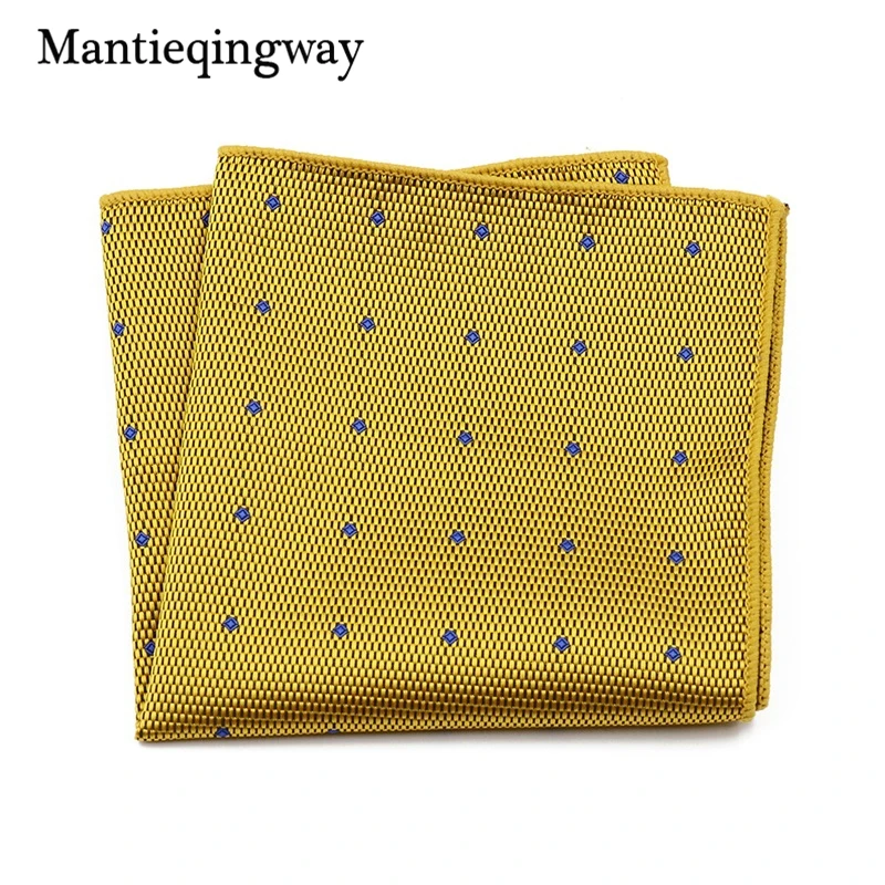 

Men's Suits Polyester Handkerchiefs Woven Floral Pocket Square Hankies Chest Towel Formal Striped Wedding Pockets Square Hanky
