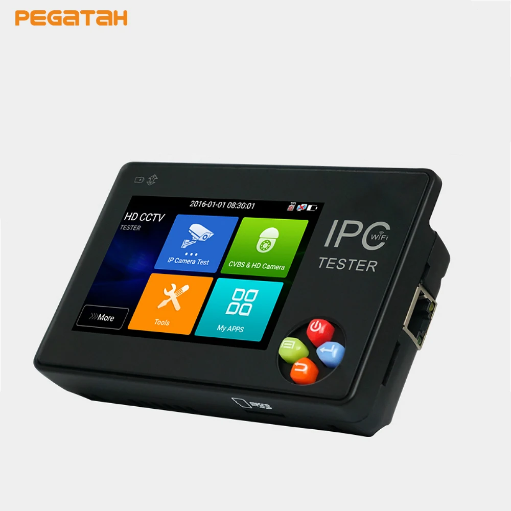

3.5 inch H.265 4K IP CCTV tester Monitor Analog camera test monitor IP camera tester Support WIFI IP test security system