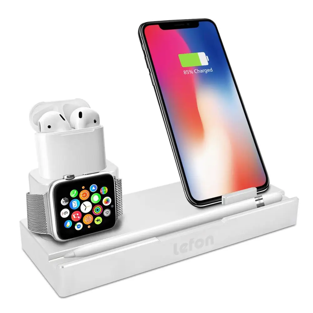 Lefon Qi Wireless Charger Charging Station for iPhone
