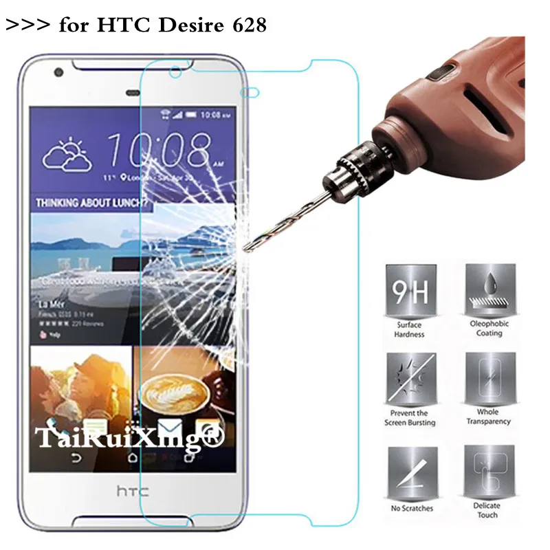2.5D 0.26mm 9H Tempered Glass Screen Protector For HTC