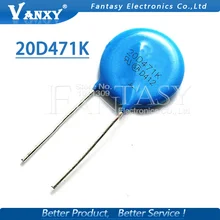 5 шт. Варистор 20D471K 470 в piezoresistor 20D471