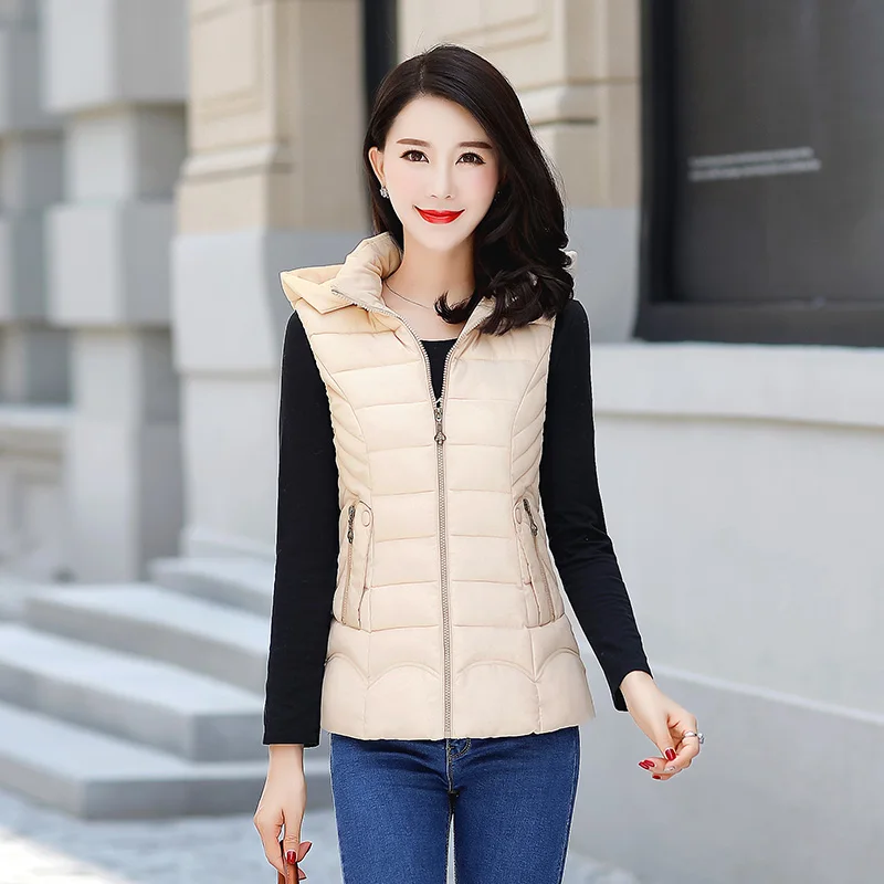 KUYOMENS New arrival Autumn Winter warm Down Cotton women vest female