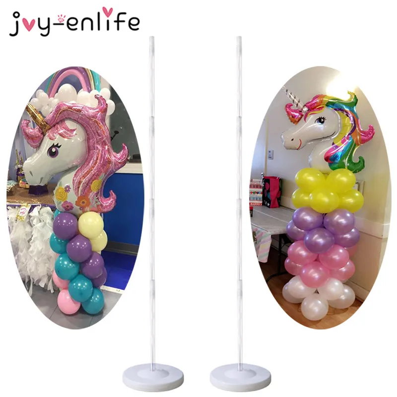 Joy-enlife 1 Набор 127 см База шариков и пластиковые столбы Арка с воздушными шарами Свадебные украшения день рождения, мероприятие, вечеринка