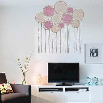 

Diy Large Doily Lace Dream Catcher Set,Boho Dream Catcher,Wall Hanging,Bohemian Home Decor,Boho Bedroom Decor