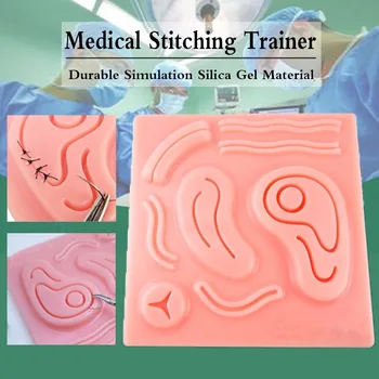 

3D Lifelike simulator for training laparoscope surgical suture skin kit model medical training simulators Suture Practice pad