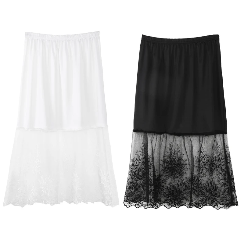 Новинка 2018, женские кружевные короткие юбки с эластичной резинкой на талии