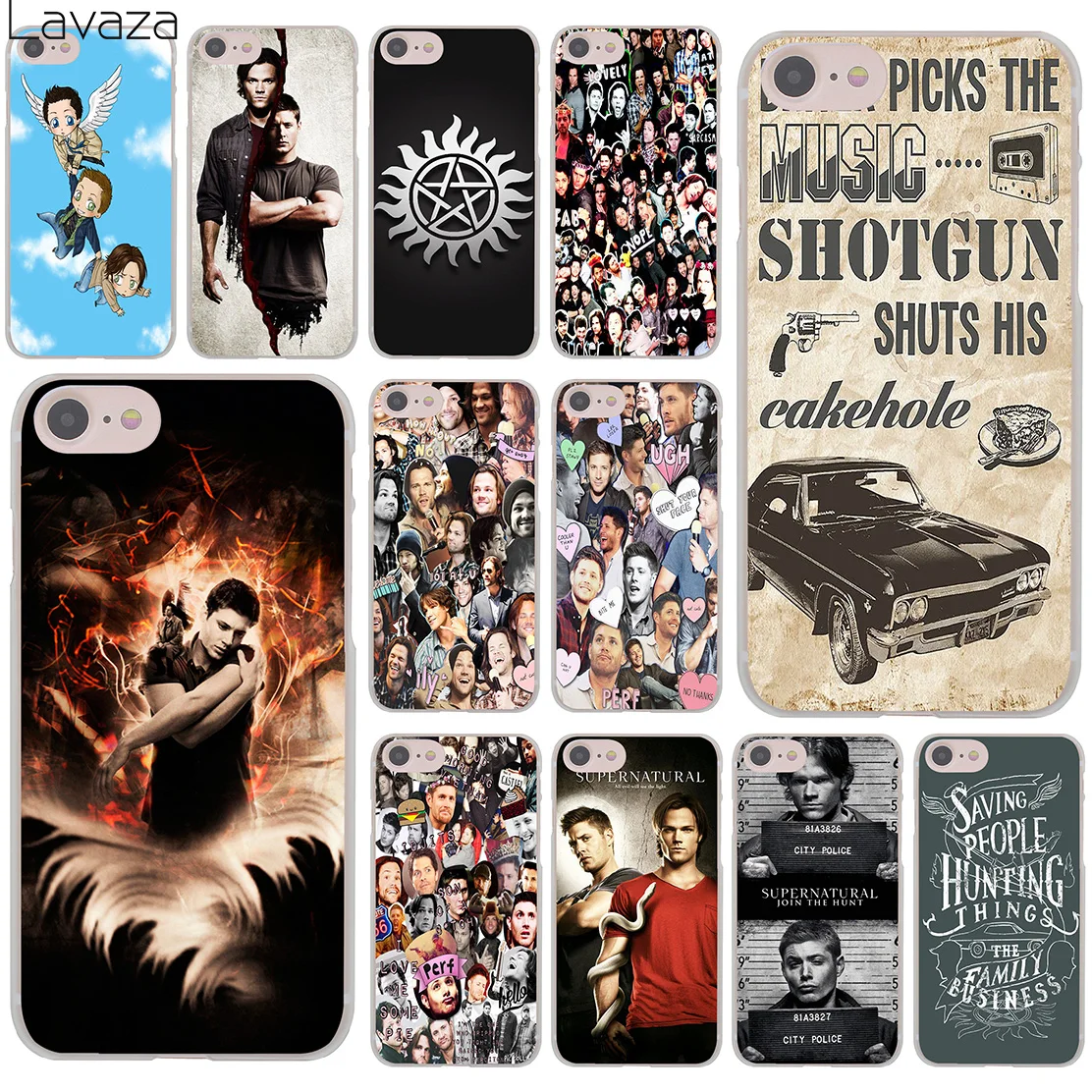 Lavaza сверхъестественный жесткий чехол для телефона Jensen Ackles Dean Winchest iPhone XR X 11 Pro XS Max 8
