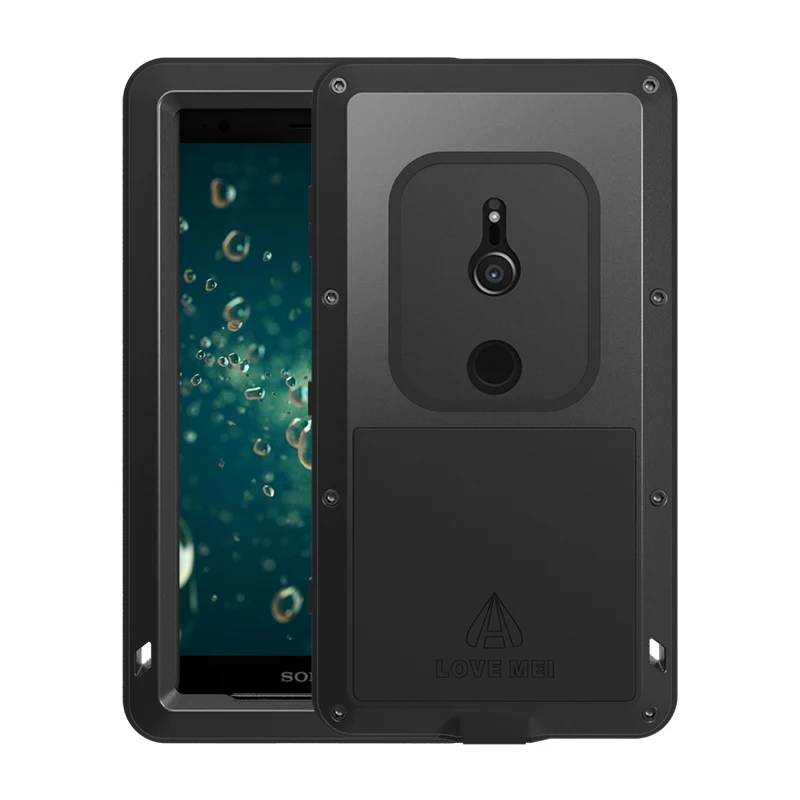 

Love Mei Waterproof Case For Sony Xperia XZ2 5.7 inch Shockproof Aluminum For Sony Xperia XZ2 Compact 4.6 inch Cases Phone Cover