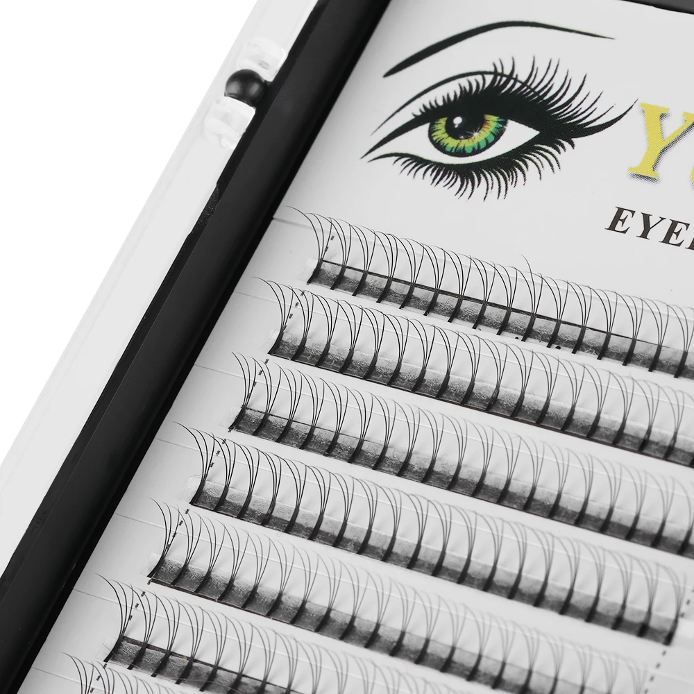 Premade Russian 3D Volume Lash Fans 0.07 Thickness C Curl Individual
