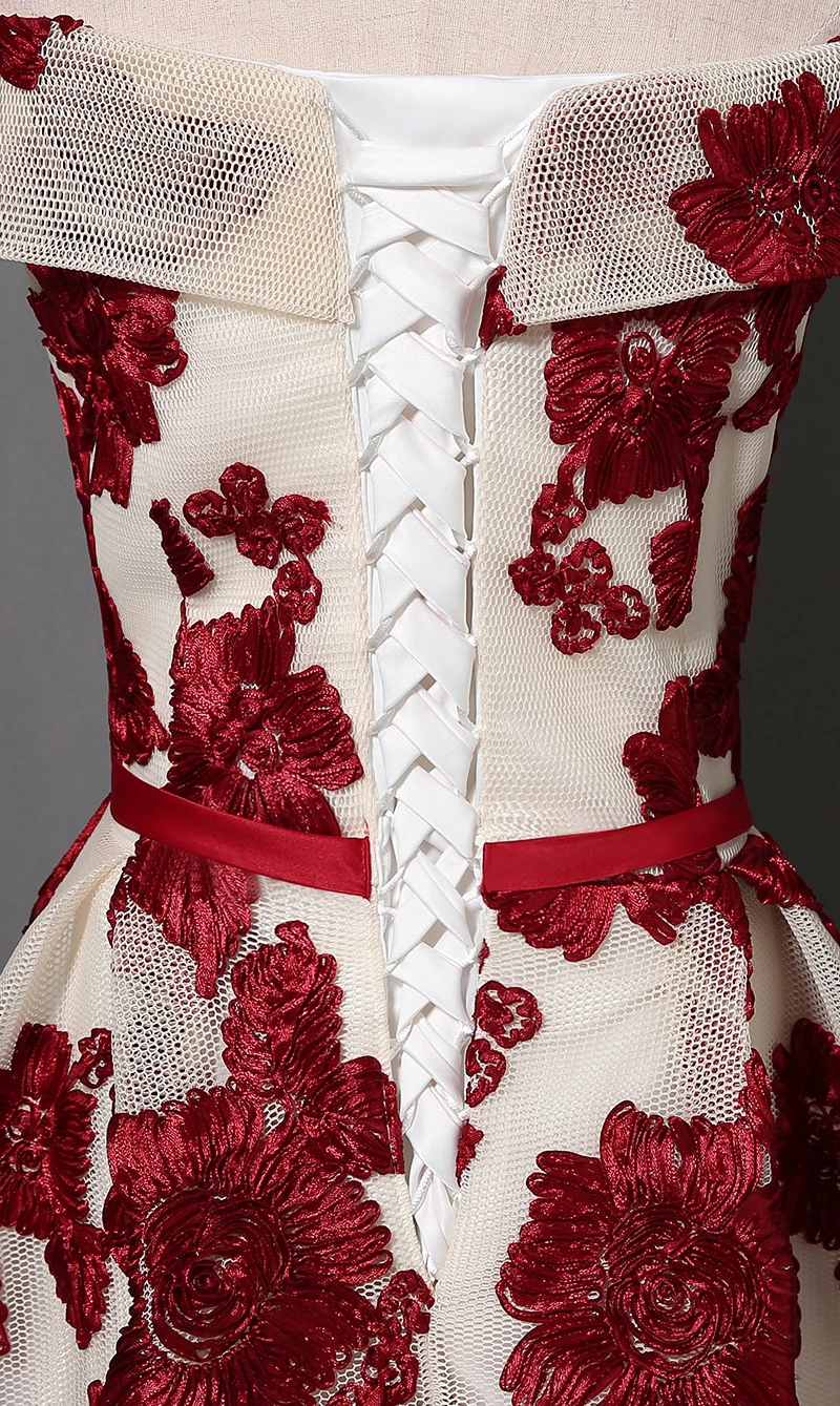 Кружевное длинное платье подружки невесты jaevini бордового цвета 2020 сексуальное