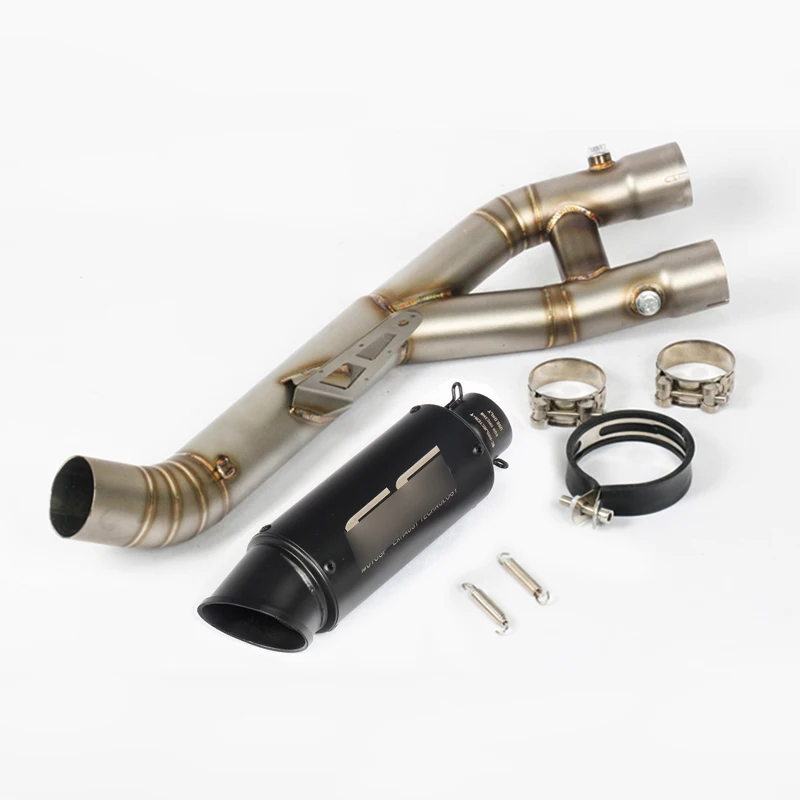 R1 de sistema de Escape completo deslizamiento en silenciador de Escape enlace conectar el tubo para Yamaha R1 2015, 2016, 2017, 2018