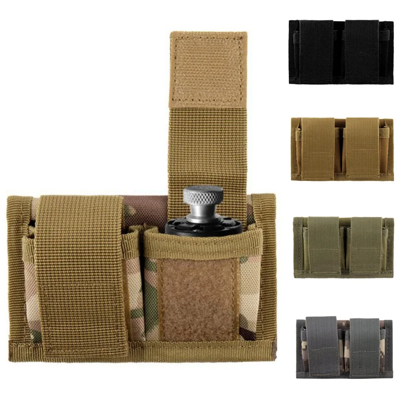 

CQC Tactical Molle Double Speed Loader Pouch Mag Holder Universal Hunting Revolver Clip Holster Molle Pouch
