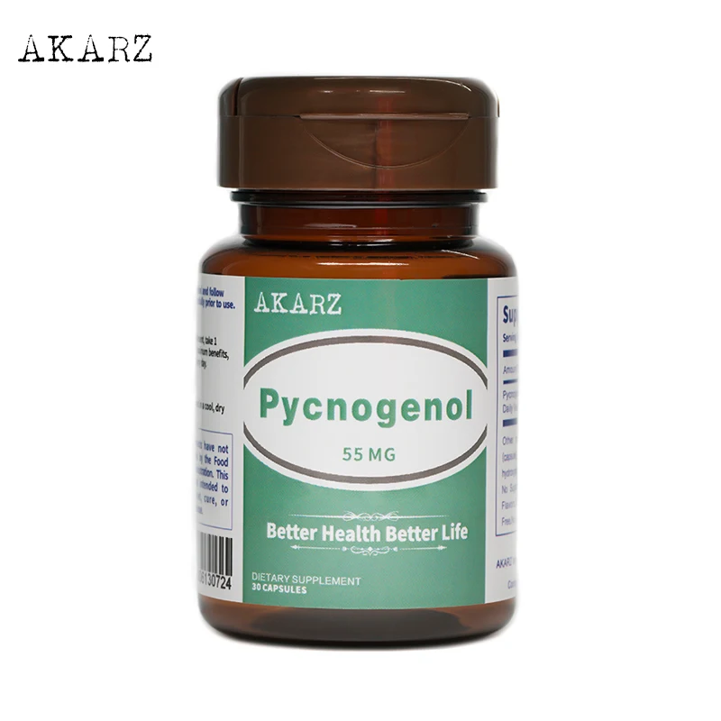 

AKARZ Famous brand pycnogenol Supplement, Lightening Skin face care Anti-Aging Whitening 55MG