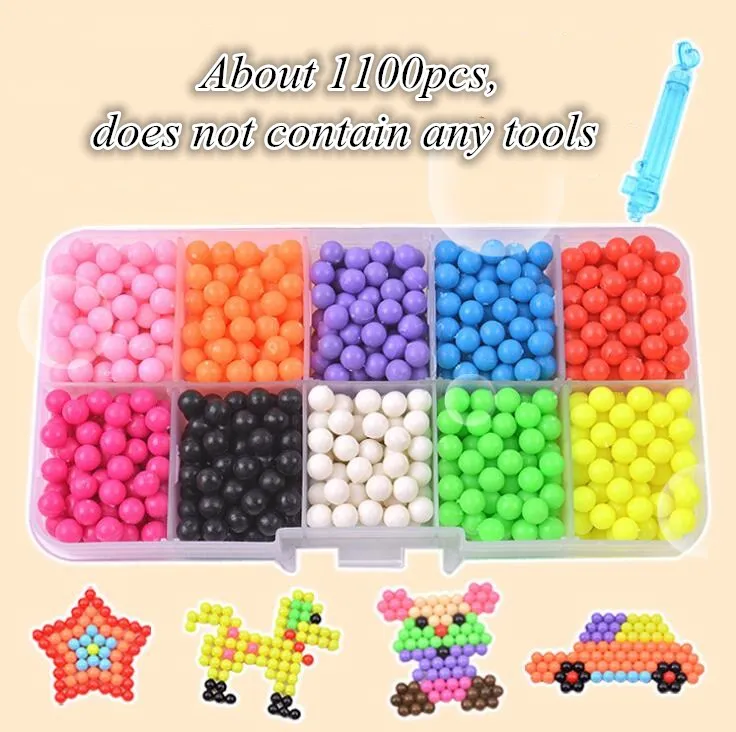 36 цветов, сделай сам, волшебные шарики для воды, Пламенные шарики, липкие бусины, Хама, бусины ручной работы, 3D бусины perler, головоломка, развивающие игрушки - Цвет: 10 color candy