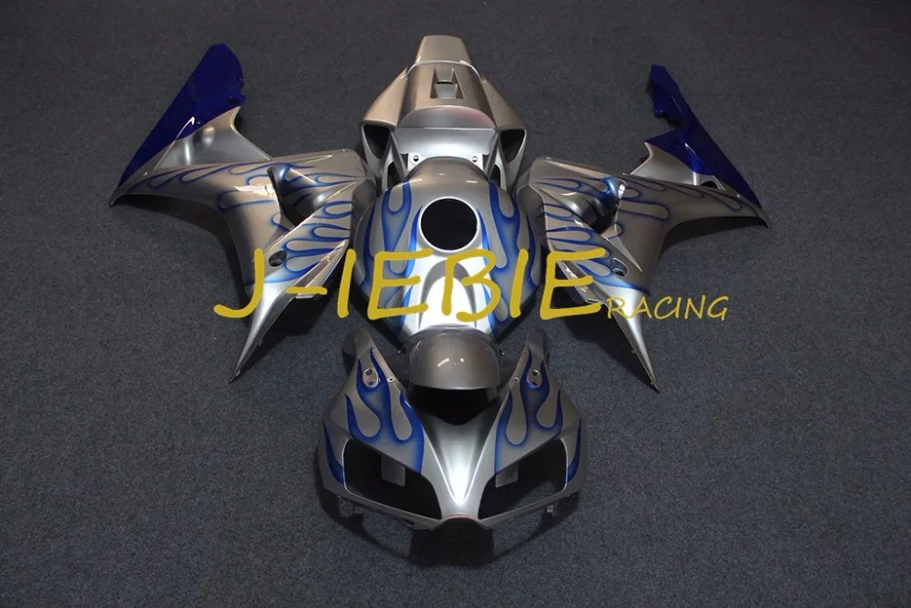 

Silver blue fire Injection Fairing Body Work Frame Kit for HONDA CBR1000RR CBR 1000 CBR1000 RR 2006 2007