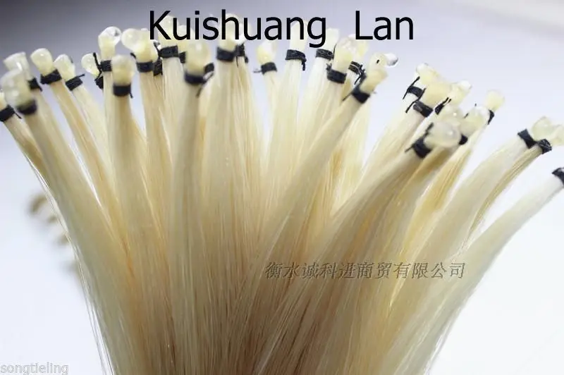 

20 hanks High quality natural white Mongolia horsetail violin viola cello bow hair free shipping