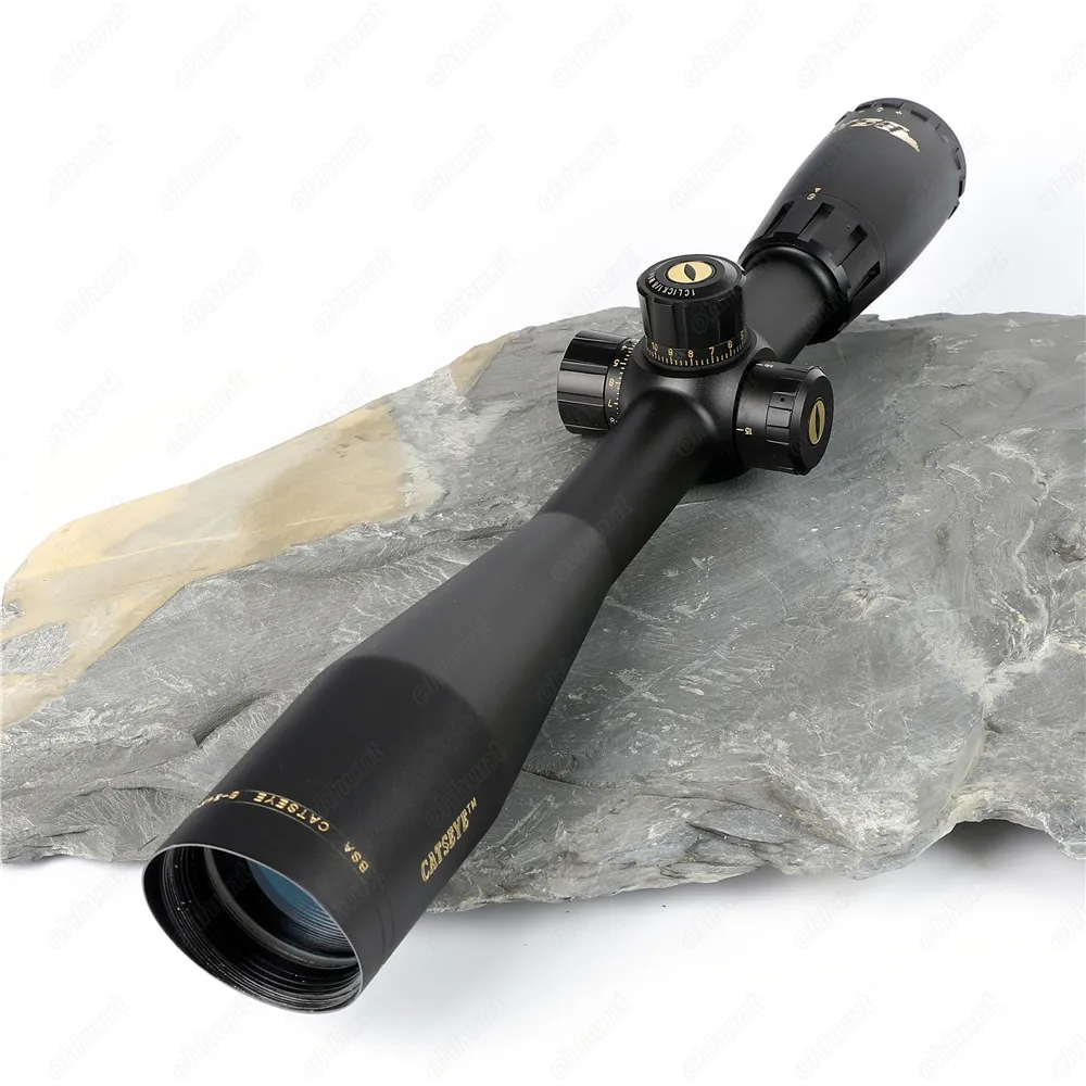 BSA Catseye 6-24X44 SP Hunting Optics Riflescopes Side Parallax Mil-dot Reticle Turrets Lock Integrated Sunshade Rifle Scopes (8)