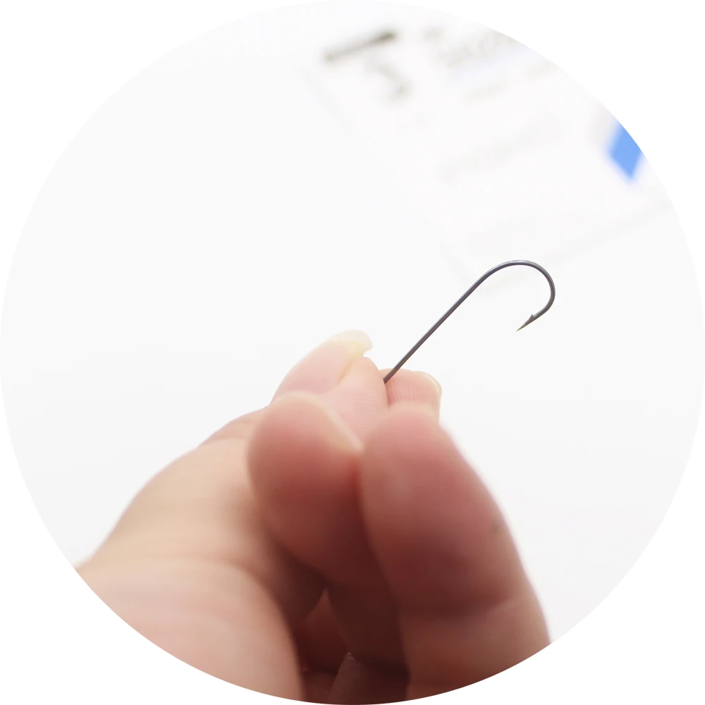 Easy Catch 10pcs 50286 Sea Hook Pint Hook with Eyes Stainless Steel White Big Extra Long Shank Fishing Hooks owner