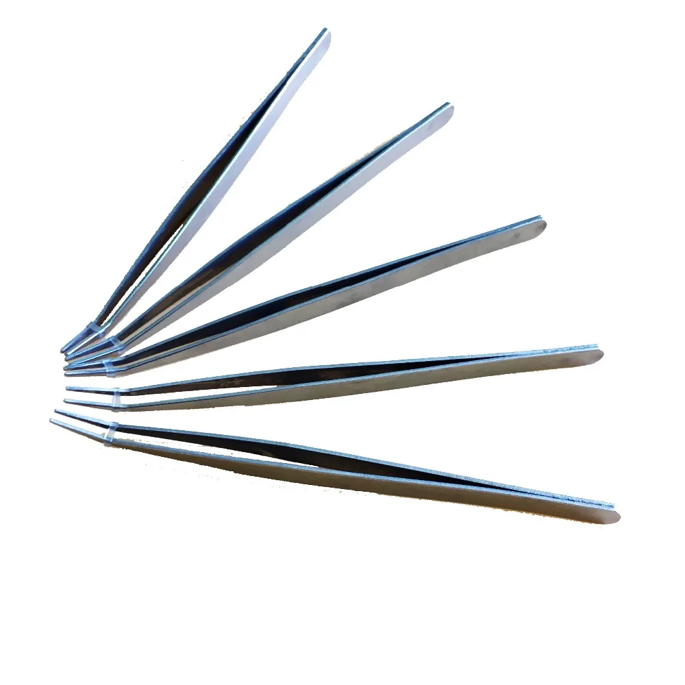 

5pcs/lot Stainless Steel Tweezers Sewing Tools