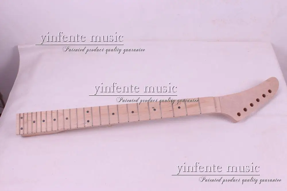 

one pcs electric guitar neck high quality maple with maple fingerboard