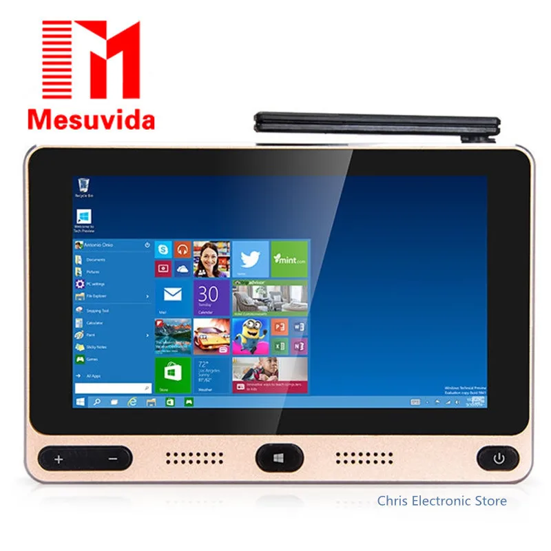 Mesuvida gole1 5 дюймовый 720x1280 IPS windows10 и android5.1 Умные телевизоры Box Intel cherrytrail Z8300 4 ядра г 64