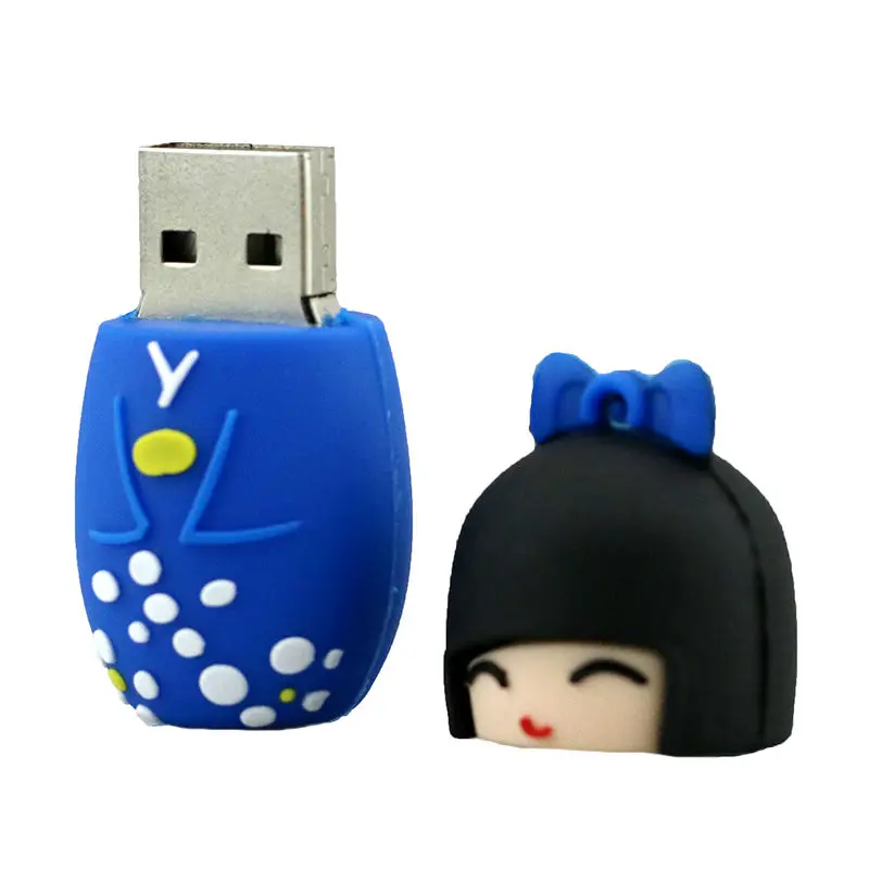 U диск японские куклы кимоно девушка Usb флэш-накопитель 4 ГБ 8 ГБ 16 ГБ 32 ГБ 64 ГБ куклы флэш Usb карта памяти, Флеш накопитель Подарочный диск