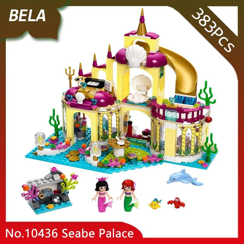 

Bela 10436 383pcs Friends Series Prince 's Seabed Palace Model Building Blocks Bricks Kids Toys Compatible with Legoings