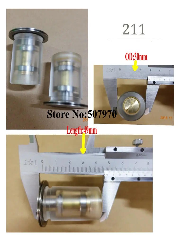 

Plastic Seat Pulley Complete Assembly211(OD30*L49mm) for Wire Cut EDM Machine