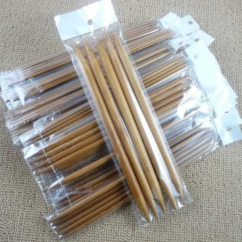 

Knitting Tool Pure Bamboo Needle Knitting Carbonized Needle 15pcs/set