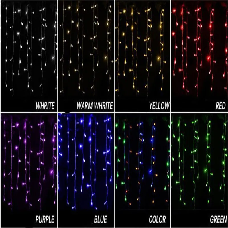 Праздничный светильник ing 3,5 м 96LED гирлянда Сказочный светильник занавеска сосулька фестиваль Рождественская гирлянда украшение Новогодняя Свадебная гирлянда