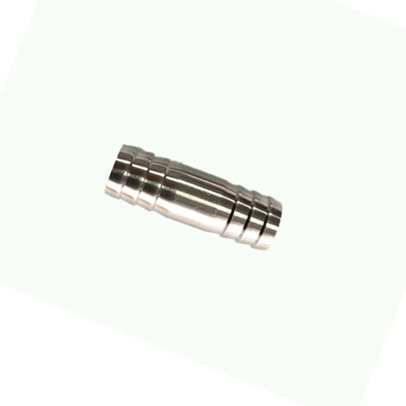 304 Stainless Steel 20mm Equal Hose Barb Barbed 2 Way Pipe Fitting Coupling Connector Adapter For Water Air Oil Length 60mm |