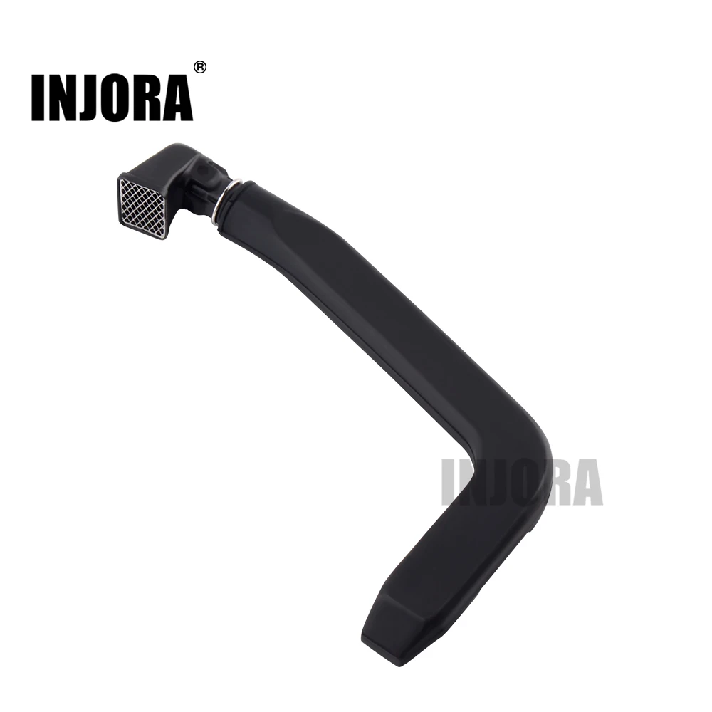 

INJORA 1PCS RC Car 1:10 Scale Black Rubber Snorkel for RC Crawler D90 D110 Body Shell Parts