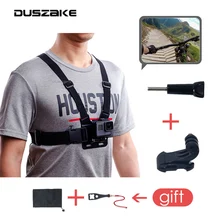 DUSZAKE DG32 Strap For Gopro Accessories Mount For Go pro Chest Mount For Gopro Accessories Strap For GoPro Hero 6 Xiaomi Yi 4K