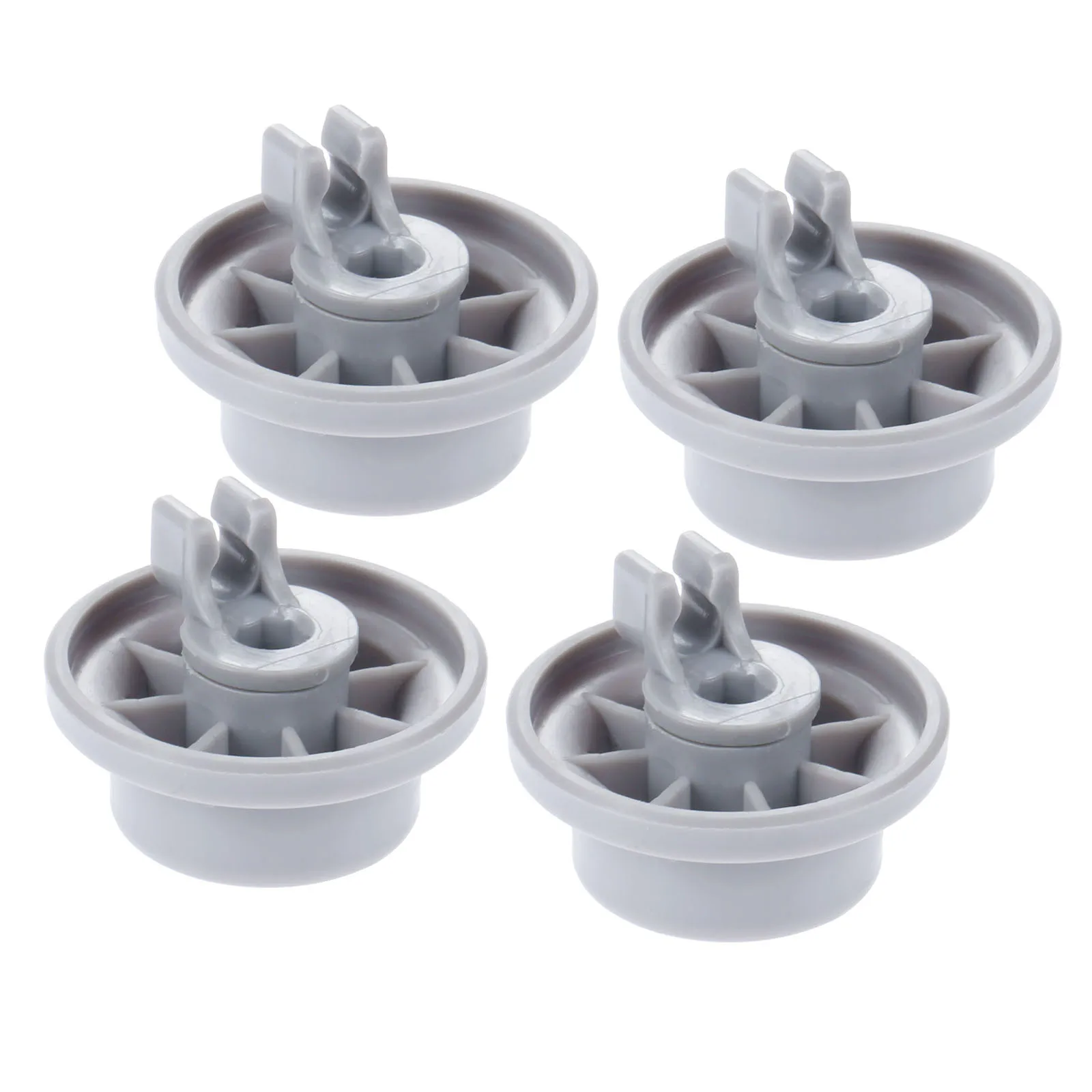 4Pieces Dishwasher Lower Basket Wheel Roller Kit 165314 for Bosch Replacement 