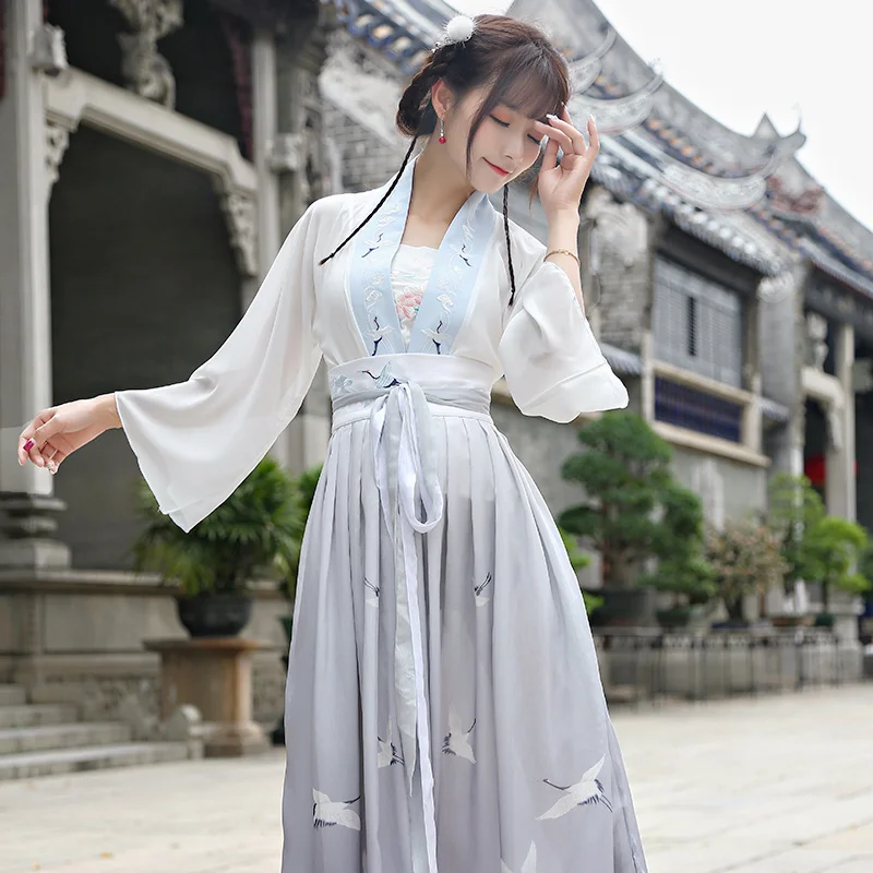 Китайский народный династии Тан древний костюм феи Hanfu костюмы принцессы Королевское Платье для женщин сценический костюм DWY1333
